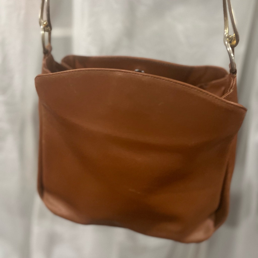 De Vecchi By Hamilton Hodge Bag Elegant Brown Leather Shoulder Bag